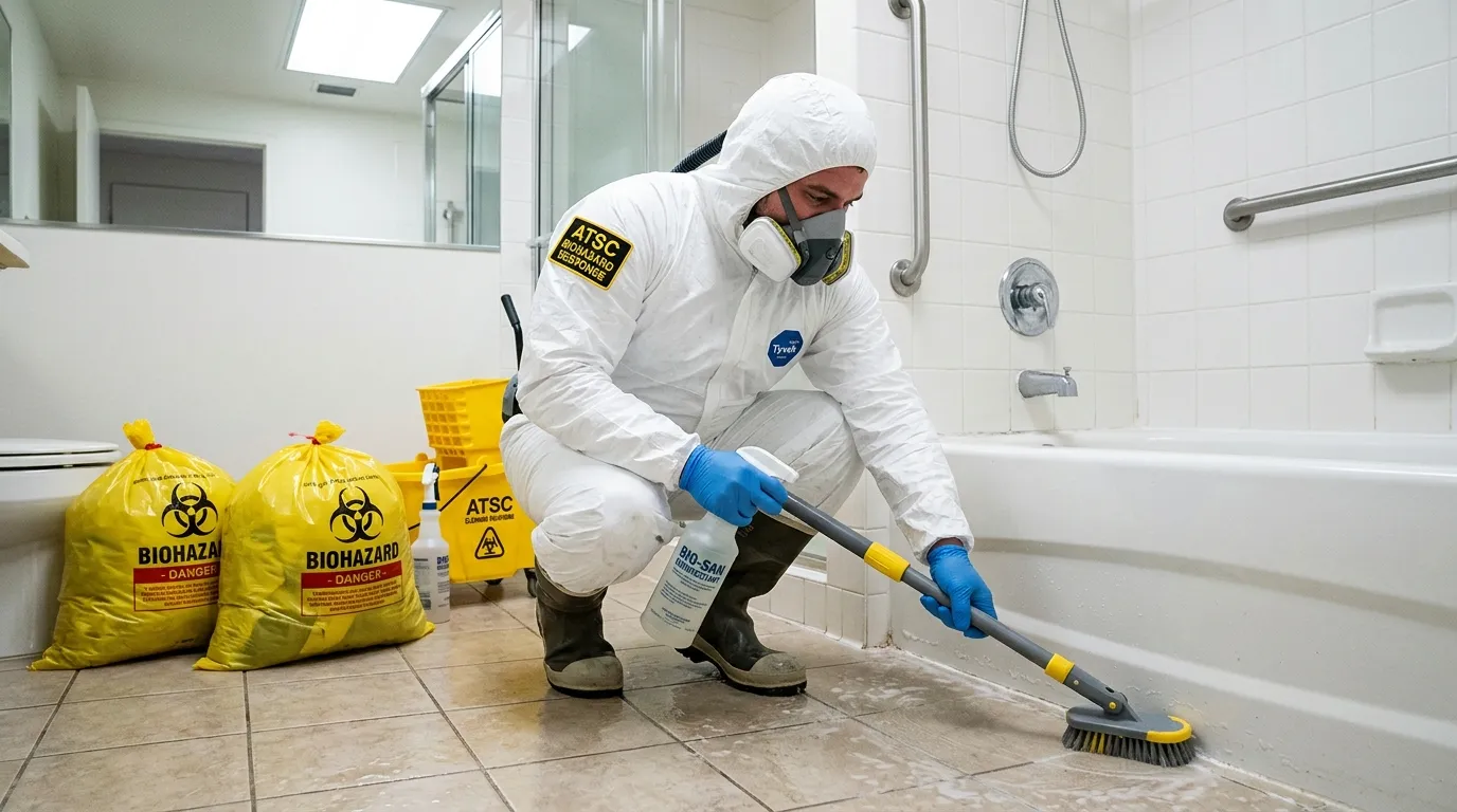 Decontamination equipment deployed for Blood Cleanup in DeBary